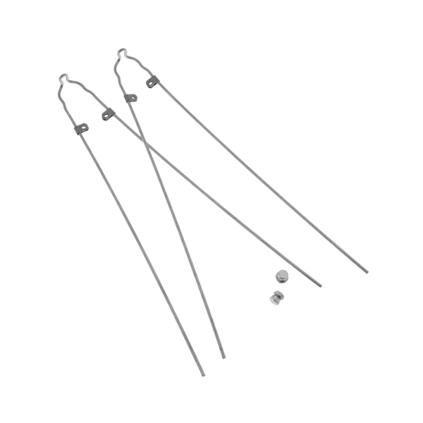 Easy Kit aste a filo interno per parafanghi CONDORINO - argento