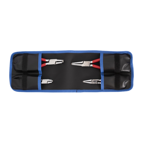 Unior Set 4 pinze 539/1PRCT per seeger interni - per seager 12-25 mm e 19-60 mm