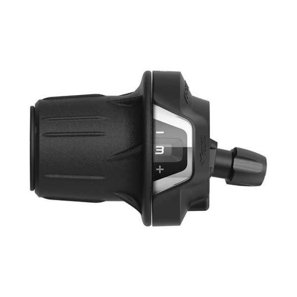 SHIMANO Comando cambio GRIPSHIFT SL-RV300-L 3 velocità - 3v, collarino, con display, nero argento