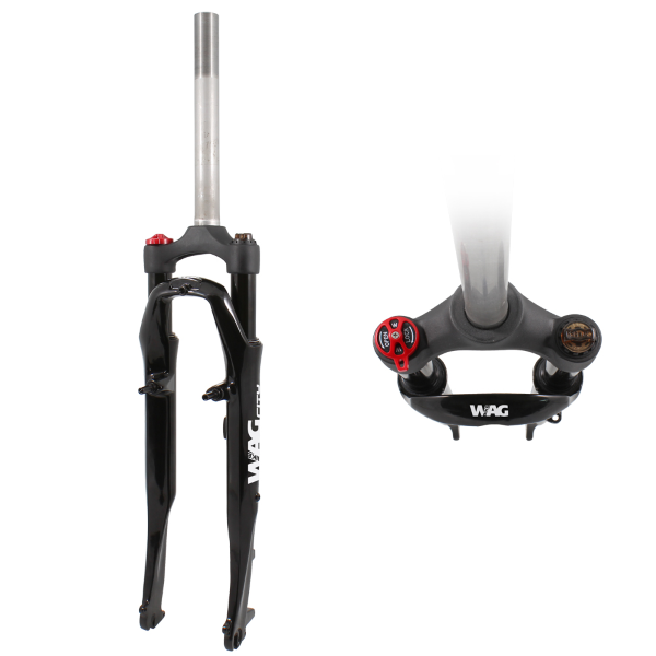 Wag Forcella molla CITY 28 - 45 mm, 1 1/8 Filettato, lunghezza cannotto 240 mm, lunghezza filetto 80 mm