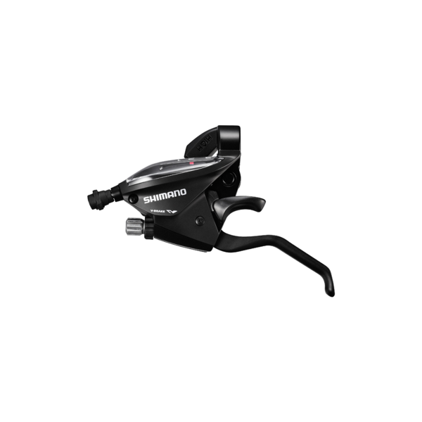 SHIMANO Comando integrato cambio + freno ALTUS EF500 - 3v, sinistro, collarino, con display, nero