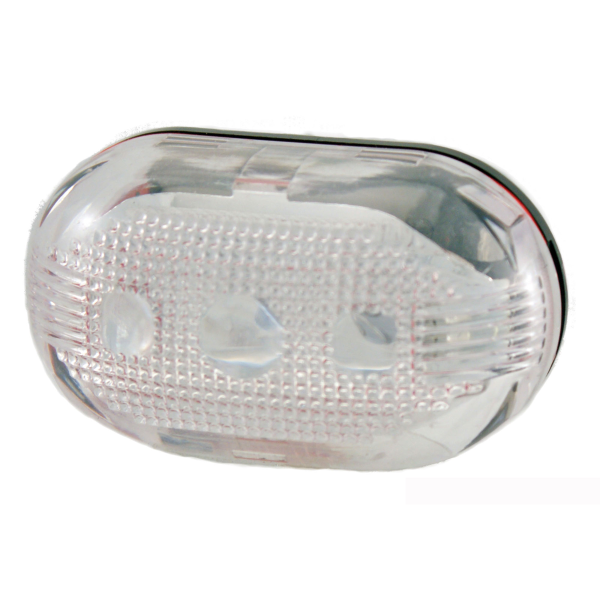 Wag Luce anteriore manubrio GLOBE - bianco