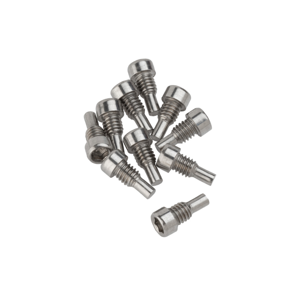 Wolftooth Kit pin pedali Waveform e Ripsaw - 10 pcs, Argento