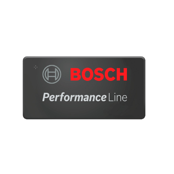 Bosch Copertura con logo Performance, rettangolare nero. Per drive unit con coperture specifiche del produttore