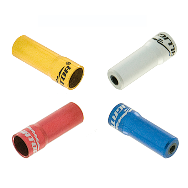 Alligator CAPOGUAINA d.4,3x17,5mm - 100 pz, alluminio, nero