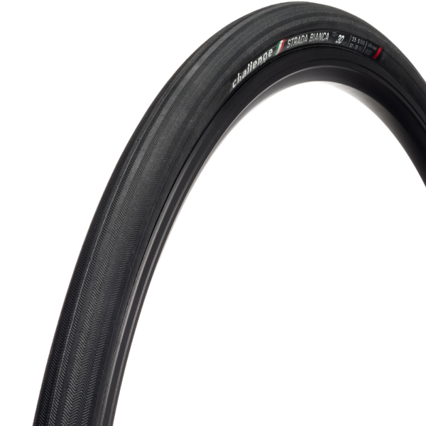 Challenge COPERTONE VULCANIZZATO STRADA BIANCA RACE - 700X30, 120TPI, Nylon, NERO