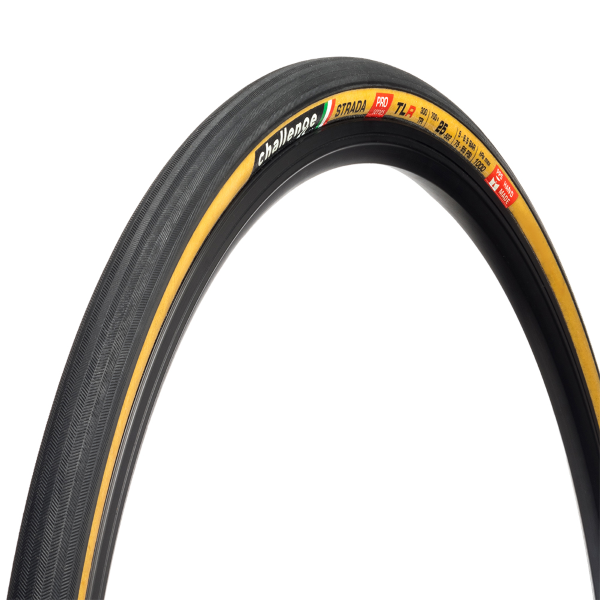 Challenge COPERTONE TUBELESS READY HANDMADE STRADA PRO - 700X25, SMART,300 TPI, SuperPolyester, TLR, TAN