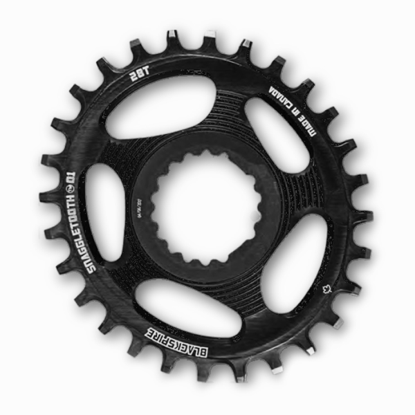 BlackSpire Corona ovale SNAGGLETOOTH CANNONDALE HOLLOWGRAM DIRECT MOUNT 1 X 11/12V - 30 denti, nero, 5.7 mm offset