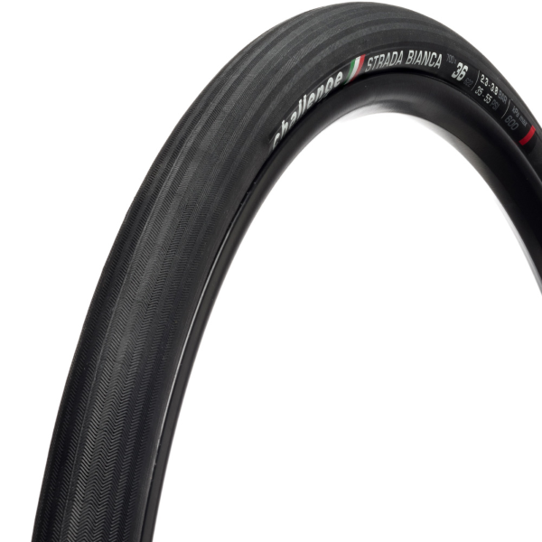 Challenge COPERTONE VULCANIZZATO STRADA BIANCA RACE - 700X36, 120TPI, Nylon, NERO