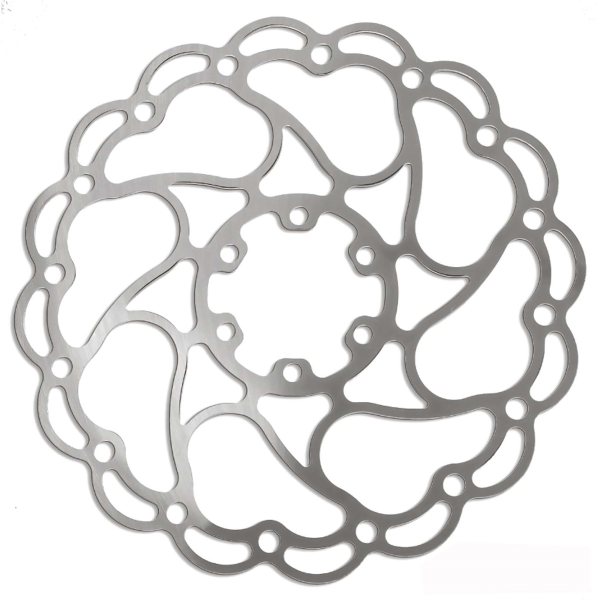 Alligator Disco ARIES 6 fori - 180 mm, argento