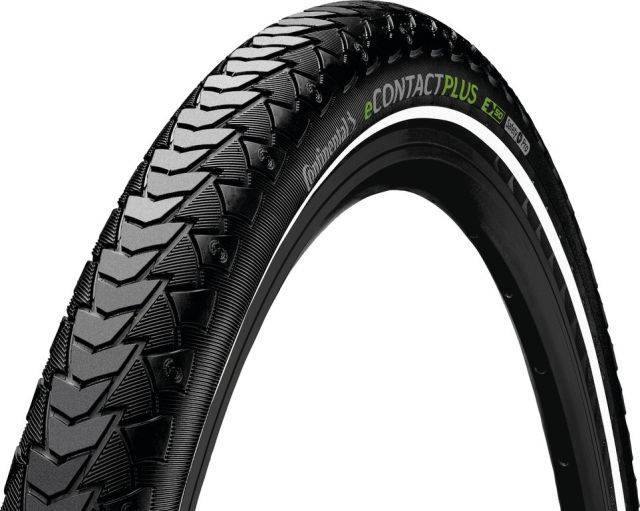 CONTINENTAL Continental Copertone Conti eContact Plus rg. - 26" 26x2.20 55-559 nero/nero riflett.