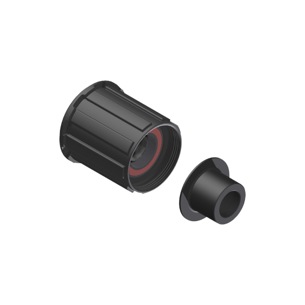 DT SWISS Kit corpetto MTB RATCHET + end cap DX - Shimano 11v alluminio, cuscinetti acciaio