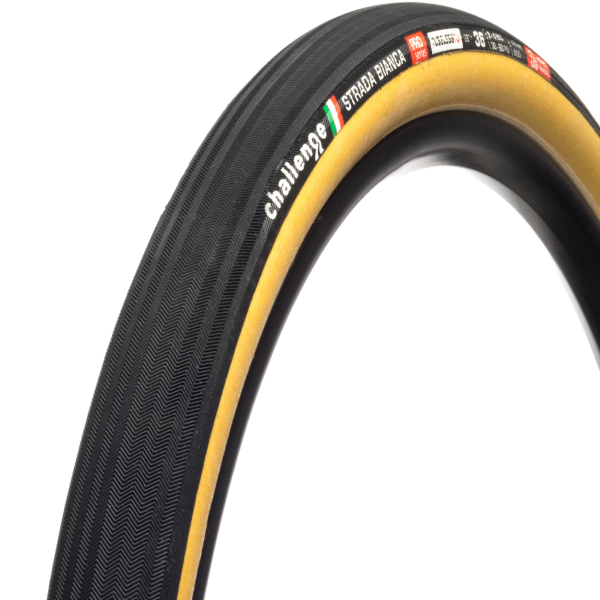 Challenge TUBOLARE TUBELESS HANDMADE STRADA BIANCA PRO - 700X36, SMARTPLUS, 260 TPI, SuperPolyester Latex , TAN