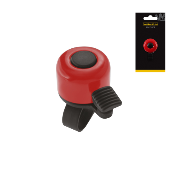 Wag Campanello DIN DIN - rosso, blister 1 pezzo