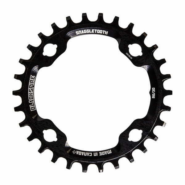 BlackSpire Corona SNAGGLETOOTH SHIMANO DEORE XT M782 BCD 96 MM 4-FORI 1 X 10/11V - 30 denti, nero