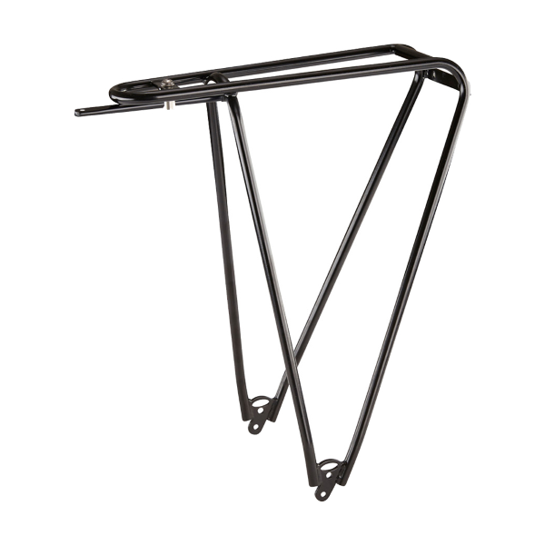 Tubus Portapacchi posteriore acciaio FLY CLASSIC - 26-28, nero
