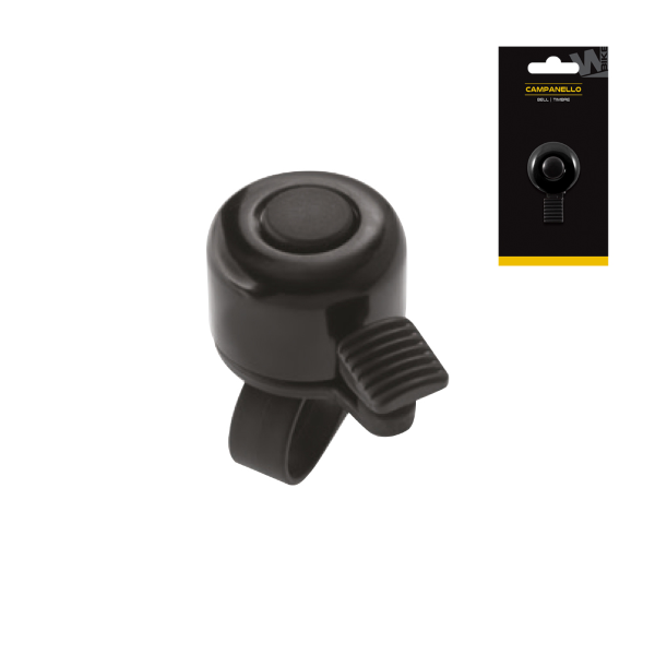 Wag Campanello DIN DIN - nero, blister 1 pezzo