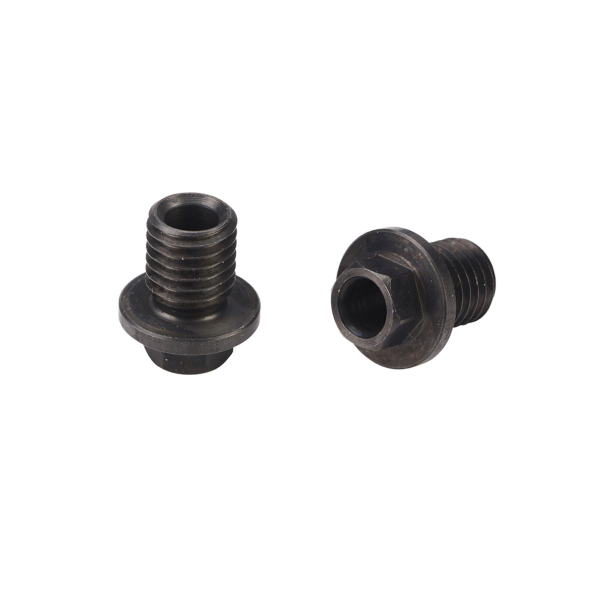 Elvedes Bullone flangiato di connessione per Shimano - M9x1.25, 10 pz, nero