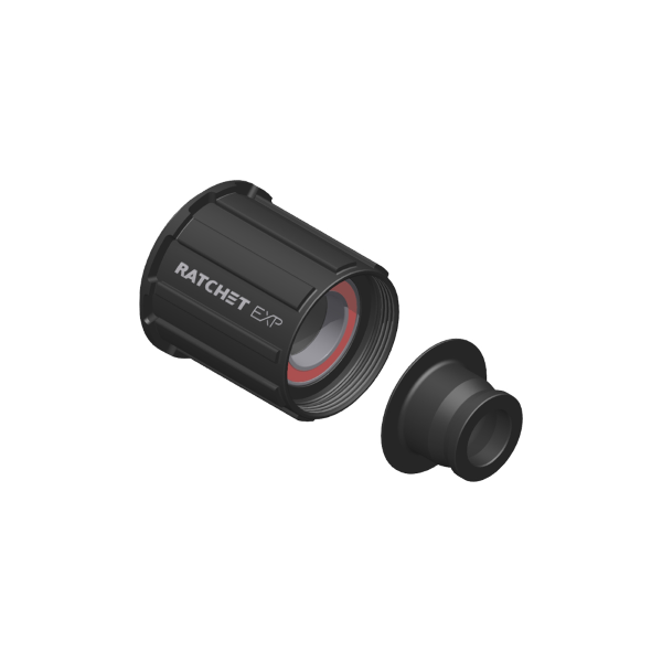 DT SWISS Kit corpetto MTB RATCHET EXP + end cap DX - Shimano 11v alluminio, cuscinetti acciaio