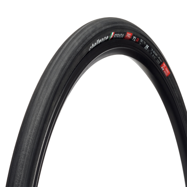 Challenge COPERTONE TUBELESS READY HANDMADE STRADA PRO - 700X25, SMART,300 TPI, SuperPolyester, TLR, Nero