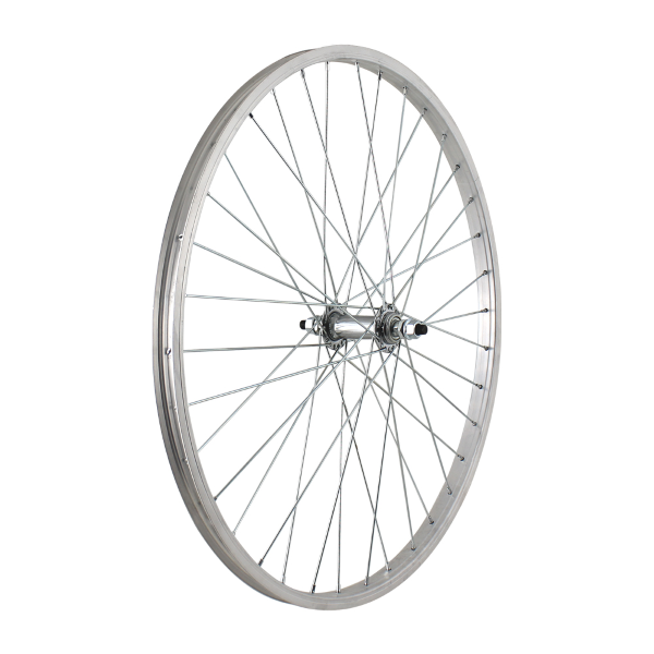 Easy Ruota anteriore MTB / TOURING 24x1,75 - Perno 3/8, sfere, mozzo acciaio, cerchio alluminio