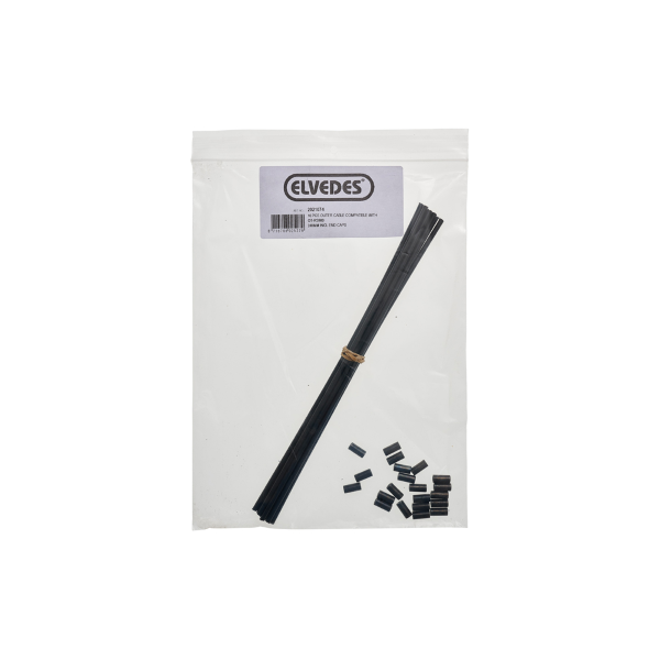 Elvedes Guaine morbida diam. 3,5 mm, 240mm con 2 capiguaina - 10 pz, 240 mm