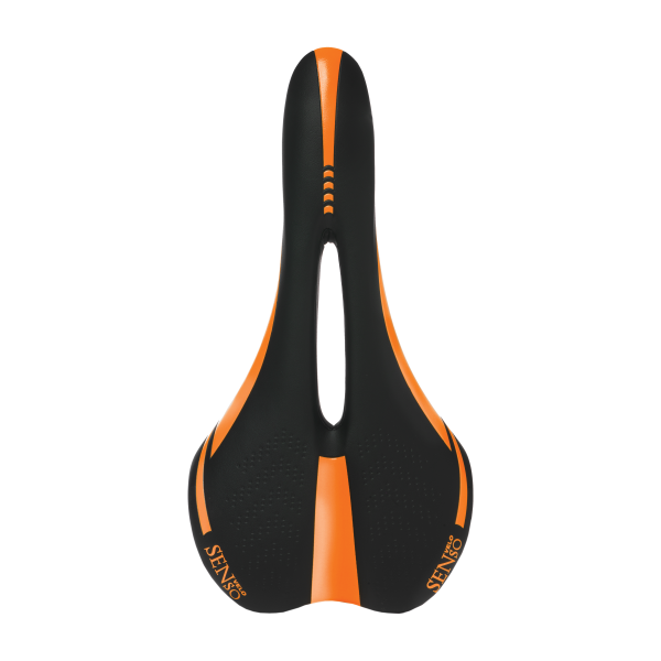 Velo Sella SPORT - nero arancio fluo