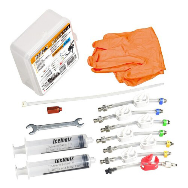 Icetoolz KIT UNIVERSALE DI SPURGO PER FRENI A DISCO MY25 Shimano Road / Sram Bleeding Edge