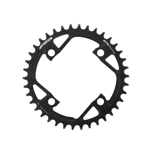 Fsa Corona E-BIKE MEGATOOTH ACCIAIO BCD 104 MM 4-FORI 1 X 11/12V - 34 denti, nero, WB487