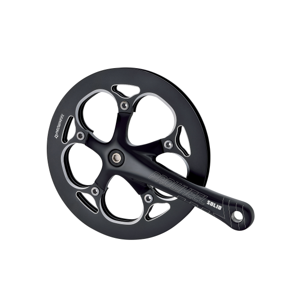 Prowheel Guarnitura SOLID PARACORONA - 52D, 170 mm, nero