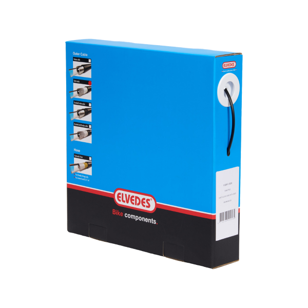 Elvedes Guaina cambio con inserto in teflon - 30 m, Ø 4.1 mm, nero
