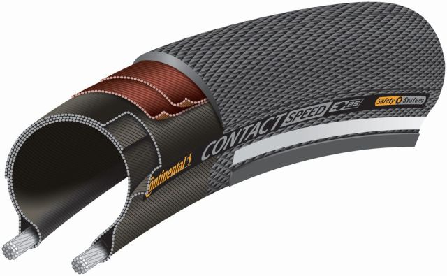 CONTINENTAL Continental Copertone Conti Contact Speed - 26x1.30" 32-559 Skin nero