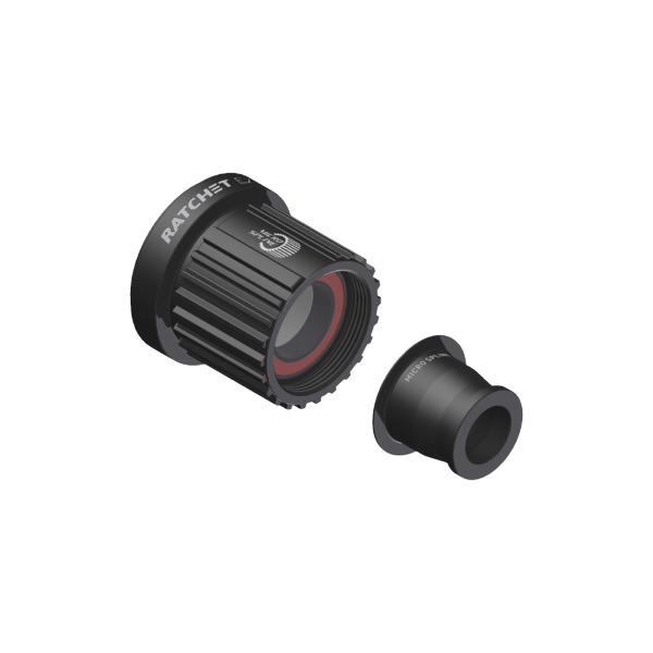 DT SWISS Kit corpetto MTB RATCHET EXP + end cap DX - Shimano Microspline 12v alluminio, cuscinetti acciaio