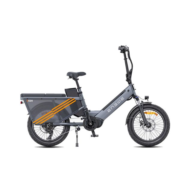 Engwe LE20 Cargo ebike double battery + Passegger kit Blu