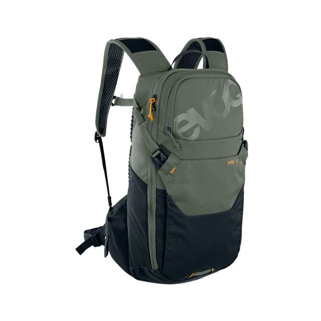 EVOC Zaino Mtb RIDE 12L + Sacca Idrica 2L - Olive Black