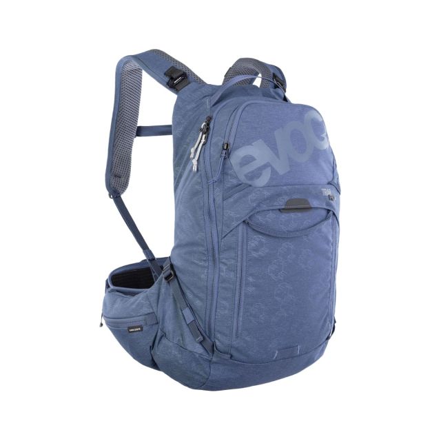 EVOC ZAINO MTB TRAIL PRO 16 DENIM CON PARASCHIENA S/M