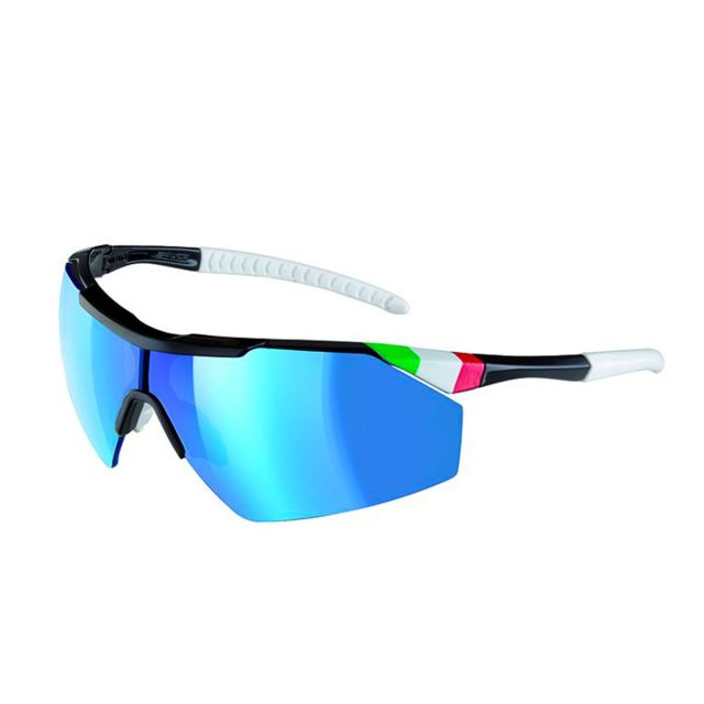 SALICE Occhiale Sole 004 Nero ITALIA RW Blu