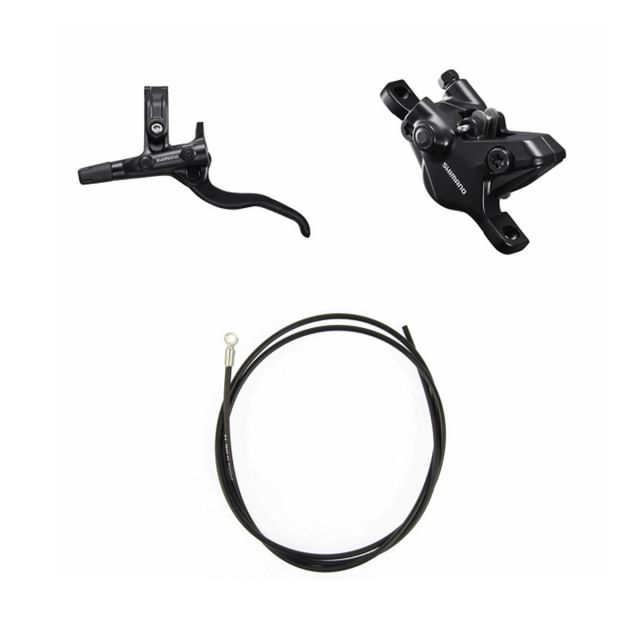 SHIMANO SHIMANO Freno (kit) BRMT410KTBLM4100 Sx / Ant. Resina senza aletta Senza adattatore per forcella post mount 1000 (black)