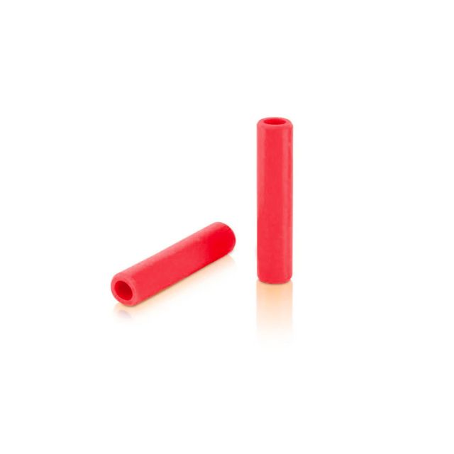 XLC MANOPOLE PER CICLO MTB ROSSE IN SILICONE