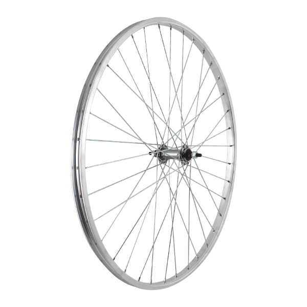 Easy Ruota anteriore TOURING OLANDA 26x3/8 - Perno 5/16, sfere, mozzo acciaio, cerchio alluminio