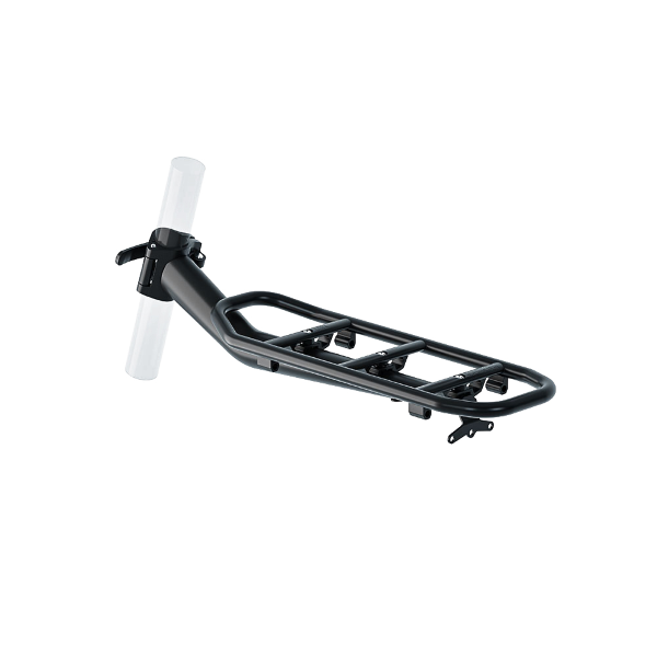 Racktime Portapacchi posteriore alluminio CLIPIT 2.0 SnapIT2.0 - nero