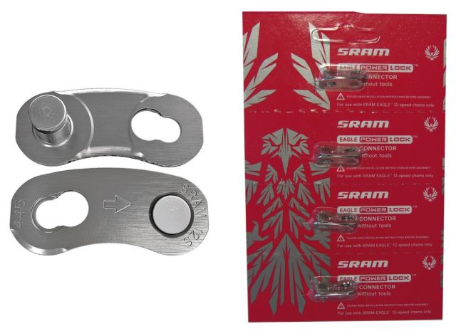 Sram Sram Maglia di chiusura SRAM Eagle - set/4pz, arg, 12vel, Power Lock
