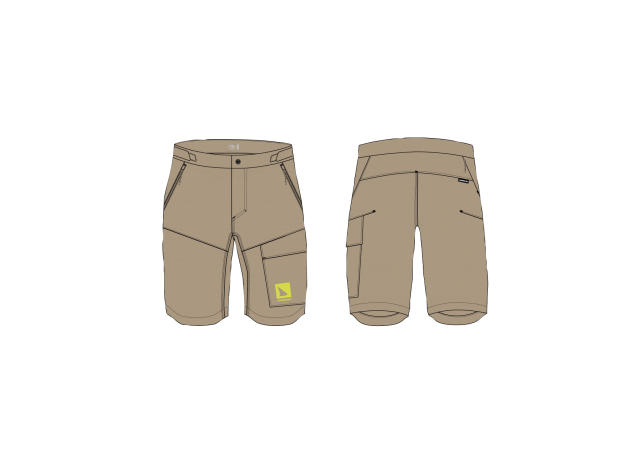 Maloja Maloja Pantaloncini Enduro Haibike KehrwaldM. - gravel, t. XXL, unisex, by maloja