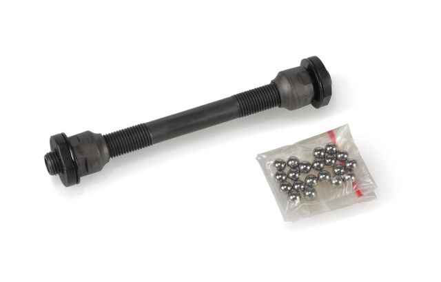 XLC XLC Evo kit di rip. 'asse' ruota ant. - Contiene:asse,anelli a sfera,tappi freni