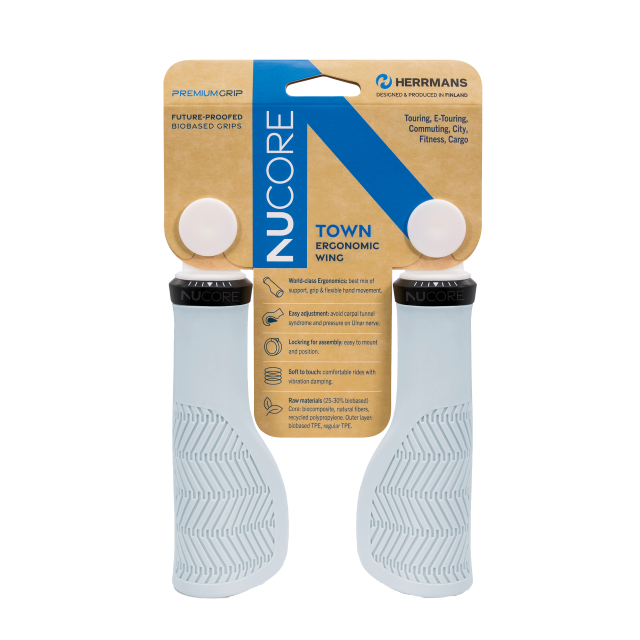 Herrmans Herrmans Manopole HERRMANS Nucore Town Wave - 130mm, Ã 22mm, Bluebell, DD48 BL+BR