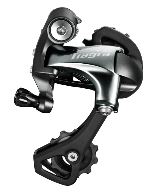 SHIMANO Shimano Deragl. post. Shimano Tiagra RD4700GS - 10 vel., gabbia media, grigio