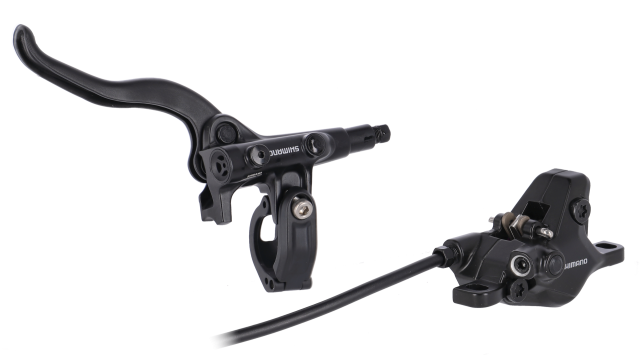 SHIMANO SHIMANO Freno (kit) BRMT410KTBLM4100 Sx / Ant. Resina senza aletta Senza adattatore per forcella post mount 1000 (black)