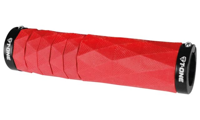 T-one T-one Manopole T-One Diamond - 94/134mm, doppia, rosso