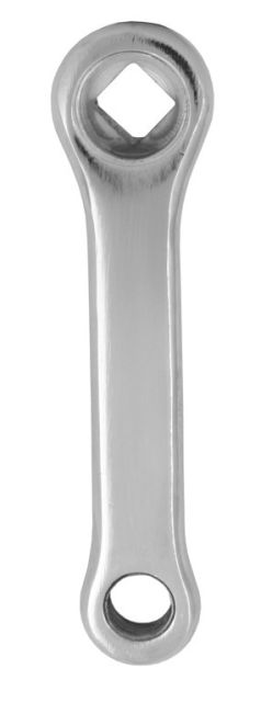 QU-AX QU-AX Pedivella per monociclo 16" - 102mm, cromo, sx + dx, al paio