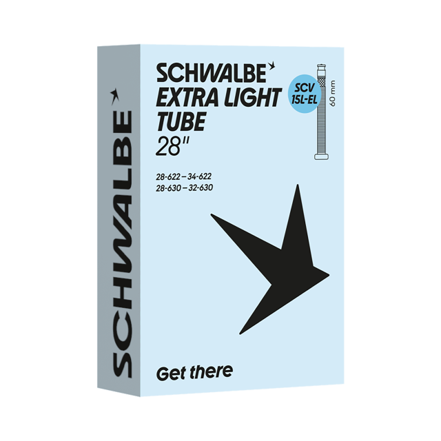 SCHWALBE Schwalbe Cam. aria Schwalbe SCV15L-EL extralight - 28x0.90-1.35" 28/34-622/630 SCV sw 60mm
